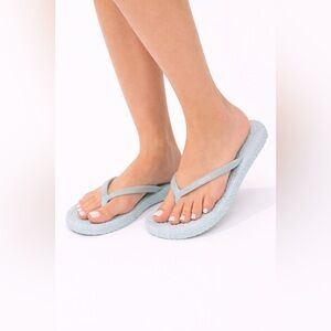 ILSE JACOBSEN Aqua Textured Sandals NEW in waterproof dust bag